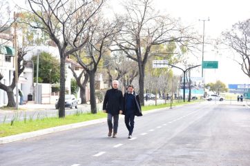 Obra clave: Kicillof y Alak inauguraron la puesta en valor de un acceso a La Plata
