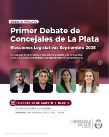 Los candidatos platenses debaten en la Universidad del Este