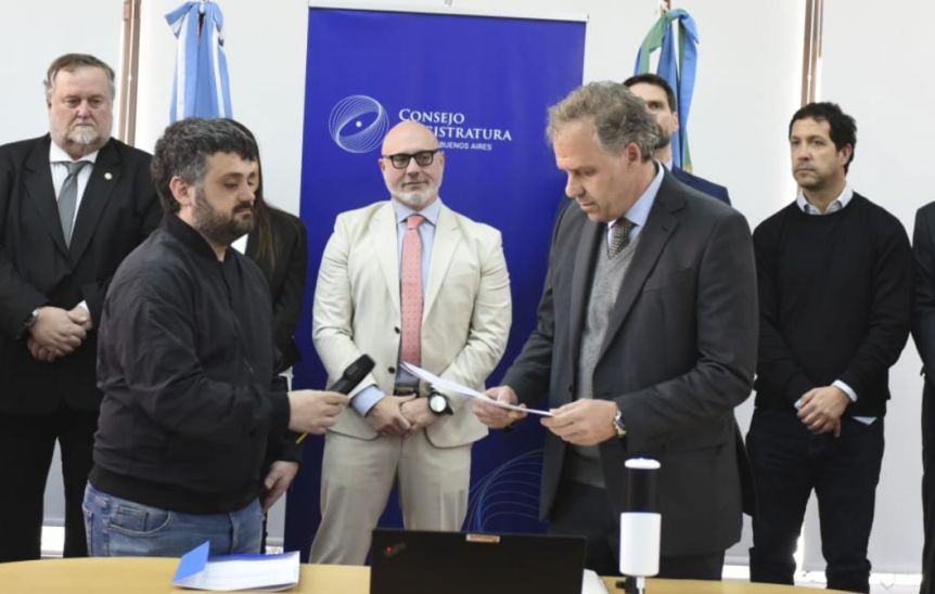 Rico Zini juró en el Consejo de la Magistratura