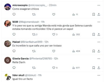 Martín Cirio acusó a Selena Gómez de consumir Ozempic y generó repudio en redes