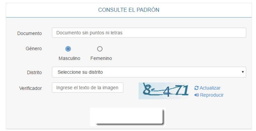 La página del padrón estuvo caída dos horas y hubo cruces entre LLA y Fuerza Patria