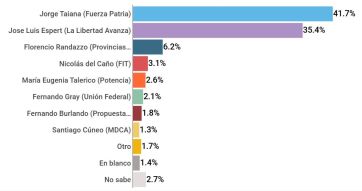 Kicillof le gana terreno a Milei y Taiana supera a Espert para octubre