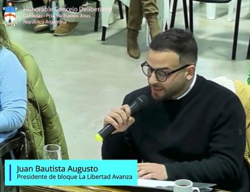 “Hablá de proyectos, la c... de tu  hermana”: edil libertario calentó la sesión y se tuvo que suspender
