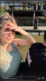 Wanda Nara ya no oculta su relación ante las cámaras con Martín Migueles