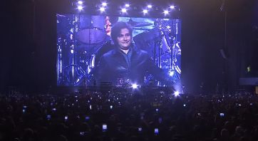 Milei en el Movistar Arena: “Ganaron una batalla, pero no la guerra”