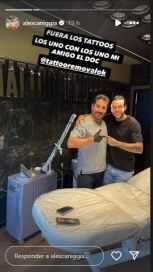 Alex Caniggia borró los tatuajes de su rostro: cómo luce ahora