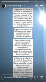 Thiago Medina le propuso casamiento a Daniela Celis