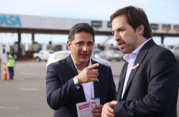 “Un control que salva”: Marinucci y Kreplak encabezaron operativo de seguridad vial y sanitario
