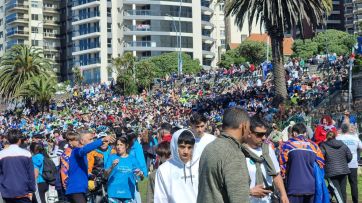 Ante una multitud, Kicillof presentó una nueva edición de los Juegos Bonaerenses