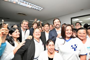El gobernador volvió al Conurbano junto a Taiana en la recta final de la campaña