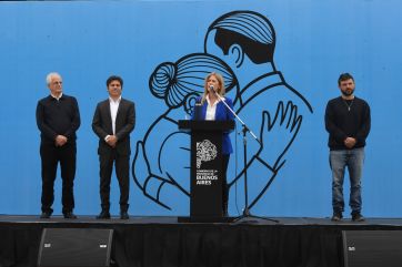 Magario habló en el acto en San Vicente: “Frente al ajuste, nosotros somos la contracara”