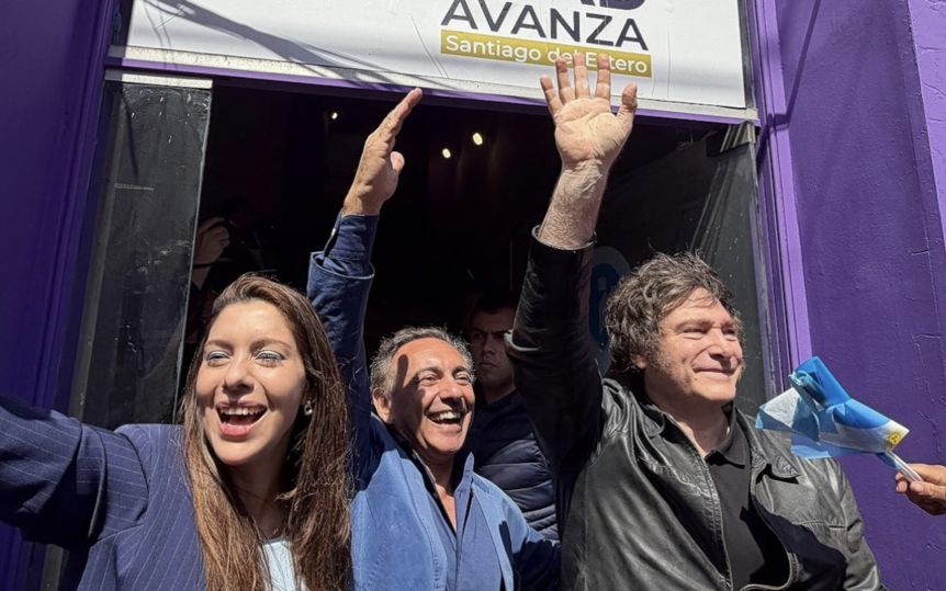 Tras los incidentes en el Conurbano, Milei salió de gira por el interior del país