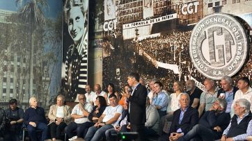 Kicillof con la CGT: “Si ir al Fondo es un fracaso, ir al tesoro es un fracaso al cuadrado”