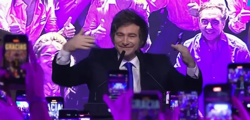 Exultante, Milei dijo que los argentinos “le dijeron basta al populismo”