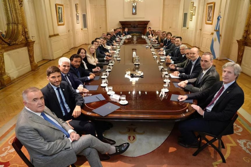 Sin Kicillof, Javier Milei se reunió con gobernadores para avanzar con reformas