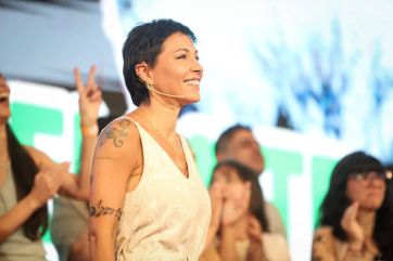 Antes de asumir en Diputados, Mayra presentó su plan bianual de gestión con un palo a Kicillof