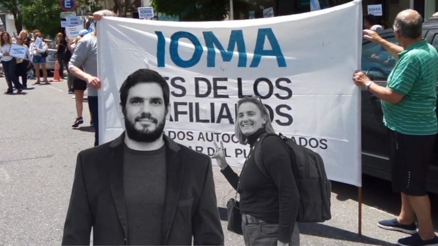 Afiliados a IOMA exigen respuestas a Kicillof y acusan a La Cámpora de