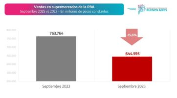 El consumo bonaerense no repunta: las ventas en supermercados caen 16% y perforan el piso histórico