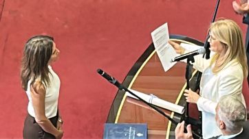 Ruido en el peronismo: sin elegir a las autoridades, juraron los nuevos senadores