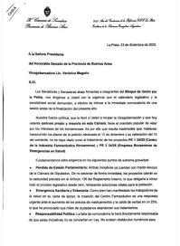 Magario le cierra la puerta al reclamo kirchnerista para sesionar el 29 de diciembre
