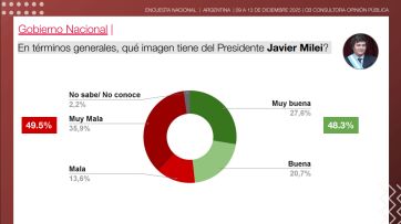 Dos años de Milei: apoyo que resiste, rechazo que no cede y un 2027 abierto