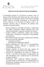 La oposición en el Senado bonaerense pide explicaciones por la suba en la tarifa de luz