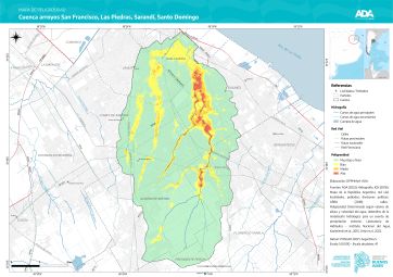 Mapa de “peligrosidad hídrica” en el Conurbano: cuáles son las zonas inundables