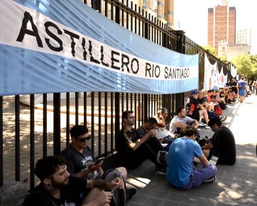 La interna de Astilleros Río Santiago estalló en la Gobernación