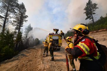 Es crítica la situación por los incendios y temen por la unión de los dos grandes focos