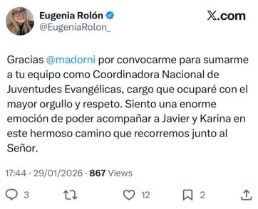 Luego del polémico choque, Eugenia Rolón se autodesignó en un cargo nacional