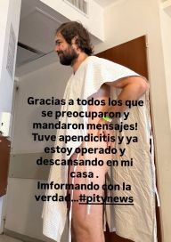 Preocupación por la salud de Peter Lanzani: fue internado de urgencia y operado en Buenos Aires