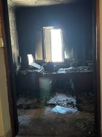 Se prendió fuego el despacho de una senadora del PRO