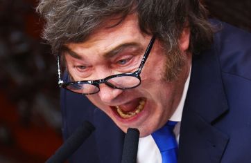 Con fuertes chicanas al kirchnerismo, Milei dijo que “estamos saliendo del pozo”