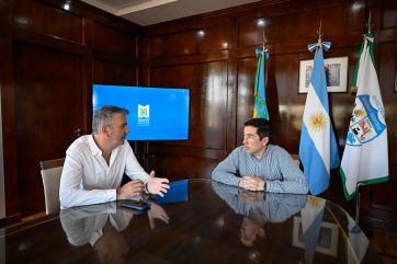 Gestión sin fronteras: Nardini se reunió con un alcalde cordobés para tener una agenda conjunta
