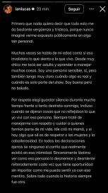 Evangelina Anderson optó por el silencio tras el explosivo descargo de Ian Lucas