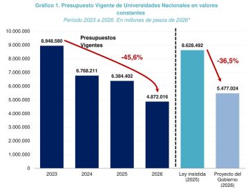 Las universidades y la ciencia, en su peor momento por la motosierra libertaria