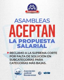 Oferta aceptada: las asambleas de la AJB dijeron sí al aumento salarial