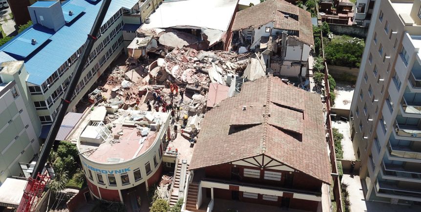 El derrumbe del hotel de Villa Gesell era “previsible”, según los expertos