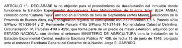 El gobierno se desprende de un predio del INTA y la Provincia habla de “negociados”