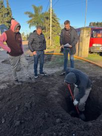 Sciaini acelera obras en el municipio: avanza el nuevo SUM y llega el gas a La Copa