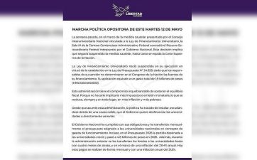 El oficialismo dijo que la marcha es “política opositora”