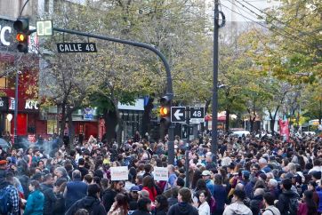 Fuerte presencia de la política bonaerense en la Marcha Universitaria