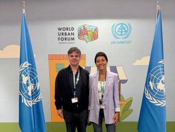 Mayra Mendoza fue al Foro de la ONU para buscar fondos para la cuenca de los Arroyos