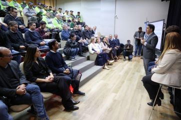 Marinucci y Andreotti presentaron de la Diplomatura en Gestión de Tránsito y Seguridad Vial en la UNDelta