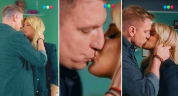 Wanda Nara y Maxi López sorprendieron con un apasionado beso