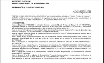 Un único oferente para una oferta exacta despierta dudas en el Instituto Cultural
