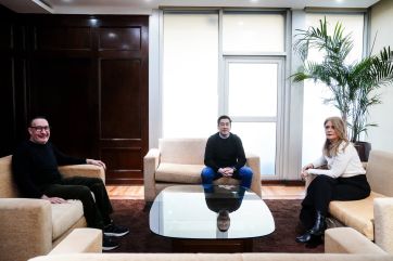 Magario recorrió obras en Malvinas con Nardini: “El proyecto de ciudad más moderna de PBA”
