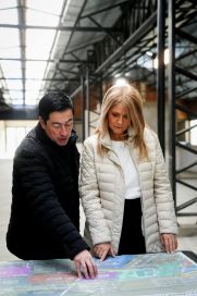 Magario recorrió obras en Malvinas con Nardini: “El proyecto de ciudad más moderna de PBA”