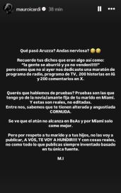 Mauro Icardi destrozó a Yanina Latorre: “Tengo pruebas de la amante de tu marido en Miami”