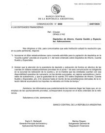El Banco Central habilitó el pago en dólares en cuentas sueldos